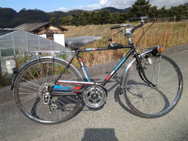 ☆ELLEMORE・昭和レトロ自転車・6段変速・24インチ☆(24インチ
