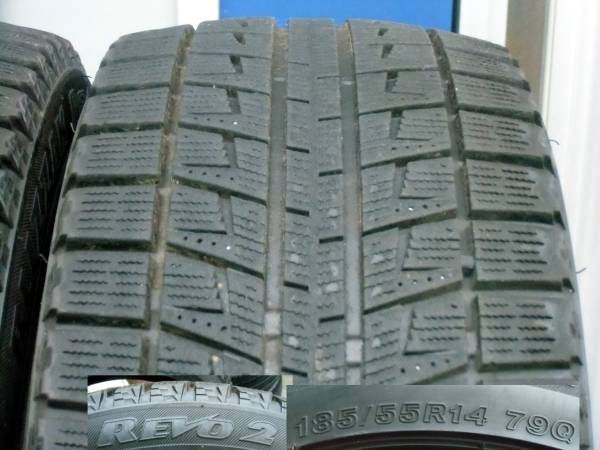 BS BLIZZAK REVO2 185/55R14 2本セット【A1305】_2