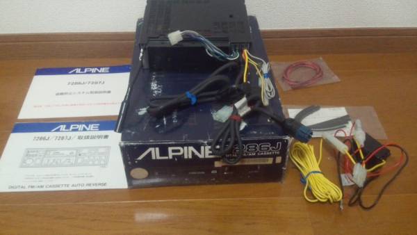 アルパイン☆ALPINE☆奇跡の新品同様☆デッキ☆7286J☆(テープデッキ