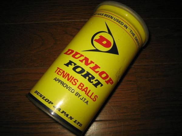 貴重品】DUNLOP FORT テニスボール 3億球記念缶 DUNLOP FORT テニス