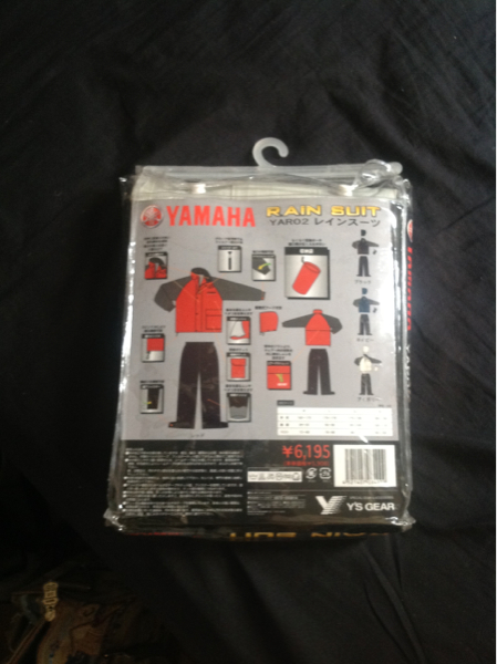 【新品未使用】YAMAHA レインスーツ バイク用 ナイロン100％_2