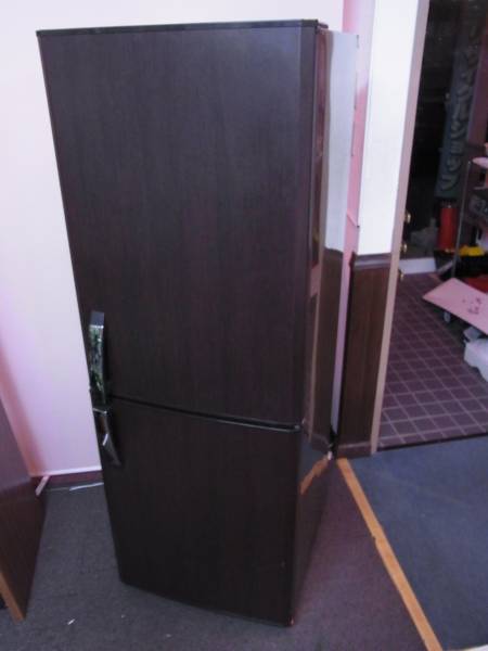 ◇三菱 2ドア冷凍冷蔵庫 MR-H26P-PW 250L 2009年製 木目柄◇(200