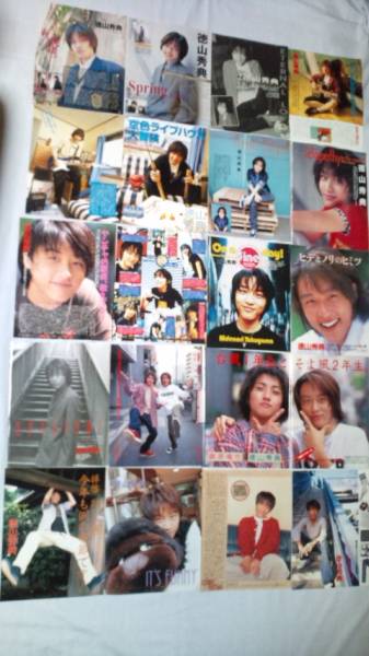 徳山秀典 切り抜き 98 00年 約60p アイドル誌のみ2 タレント 売買されたオークション情報 Yahooの商品情報をアーカイブ公開 オークファン Aucfan Com