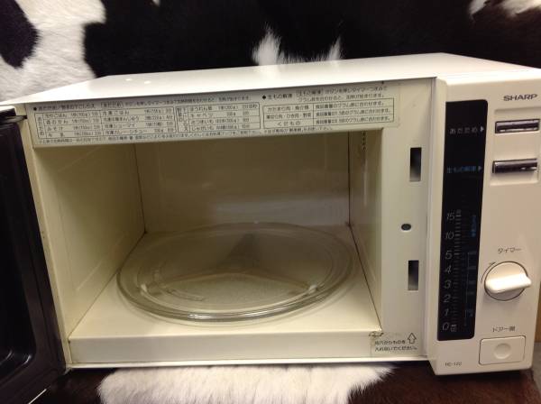 ☆used☆SHARPシャープ☆電子レンジ☆RE-122☆88年製☆60HZ☆(電子