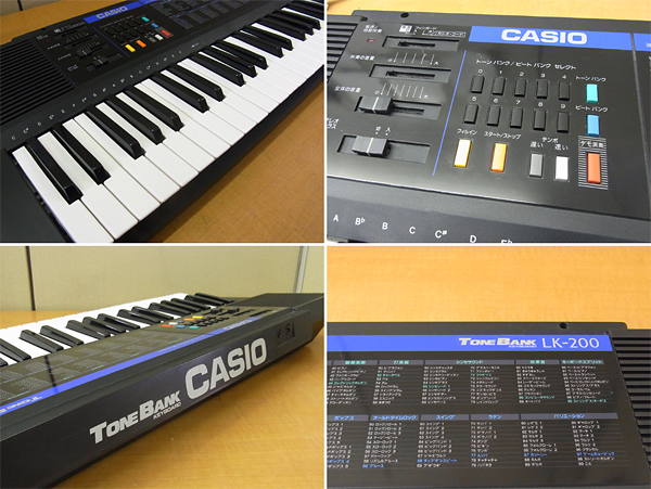 ☆練習用等に！CASIO TONEBANK キーボード LK-200 アダプタ付☆(カシオ