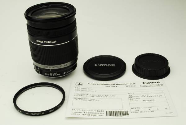 〓超極上〓Canon キャノン EF-S 18-200mm F3.5-5.6 IS 保証書付_3