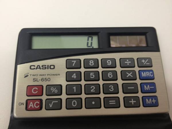 カシオ CASIO SL-650 電卓(カシオ)｜売買されたオークション情報  
