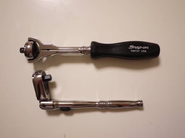 スナップオン(snap-on)1/4 フレキシブル・首振りラチェット 2本_2