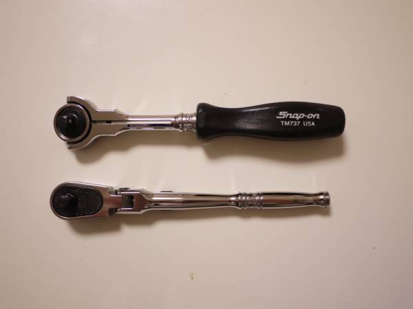 スナップオン(snap-on)1/4 フレキシブル・首振りラチェット 2本_3