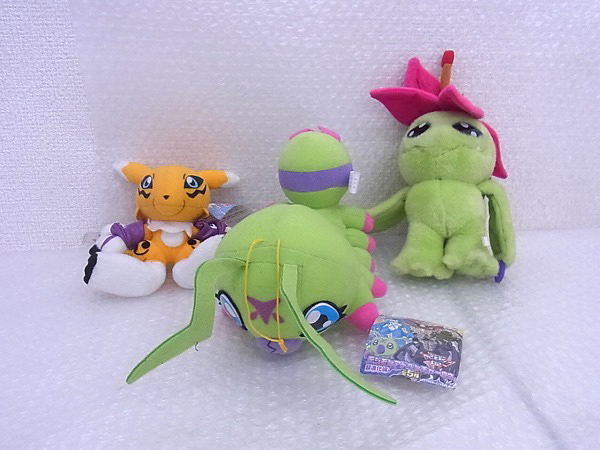 処分 デジモン ぬいぐるみ パルモン ワームモン他 梱0 2 デジタルモンスター 売買されたオークション情報 Yahooの商品情報をアーカイブ公開 オークファン Aucfan Com