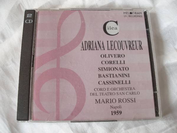 チレア　「アドリアーナ・ルクブルール」輸入盤_1