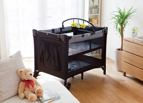 カトージベビーサークル（プレイヤード）ＮＹベビー茶系　美品_1