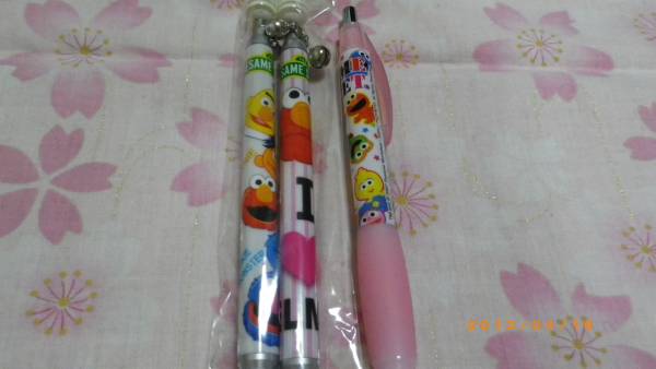 セサミストリートボールペンとシャープペンシル　シャーペン_1