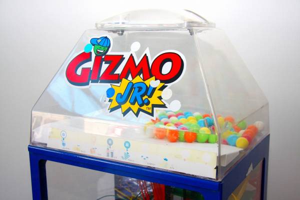 ガムマシーン ガチャガチャ GIZMO JR 本体 鍵/台付き(筐体 