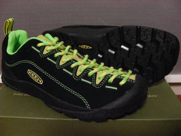 新品 KEEN Jasper 23cm キーン ジャスパー シューズ 黒替え紐付