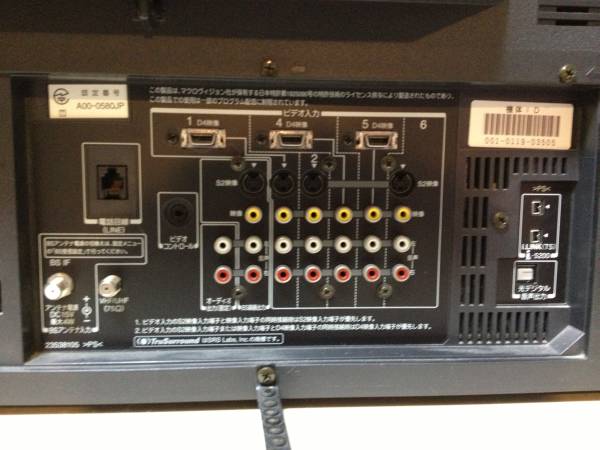 東芝36型ブラウン管テレビ 36D2000 中古 36インチ TOSHIBA 難有(32