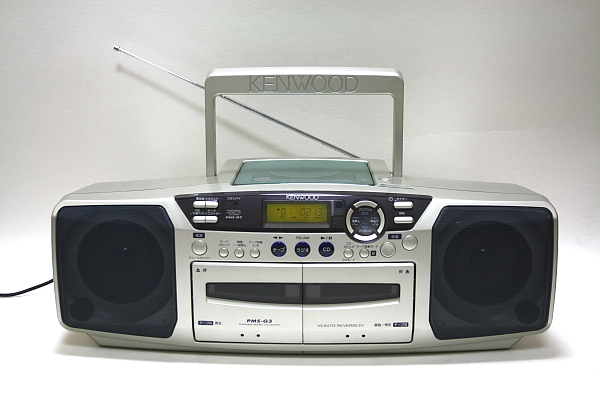 ケンウッド CDラジカセ PMS-G3 ダビング可 動作品（保証なし