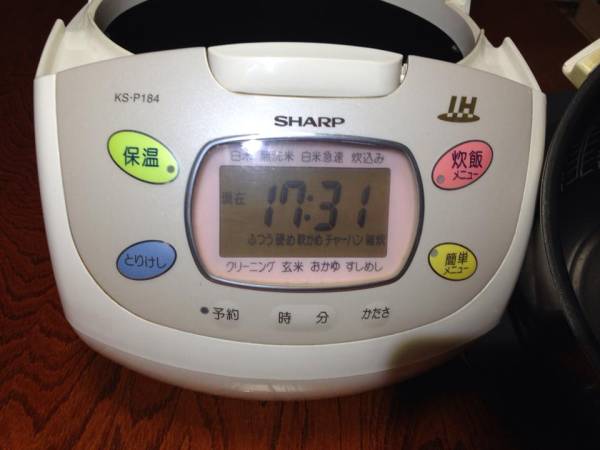 ☆　SHARP 炊飯ジャー　ks-p184　2500円　即決　☆_2