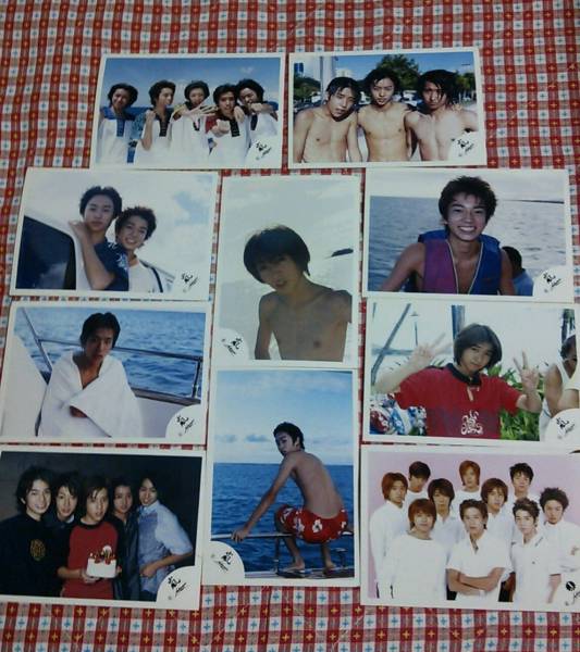 嵐　公式写真10枚　Jr.時代・デビュー直後_1