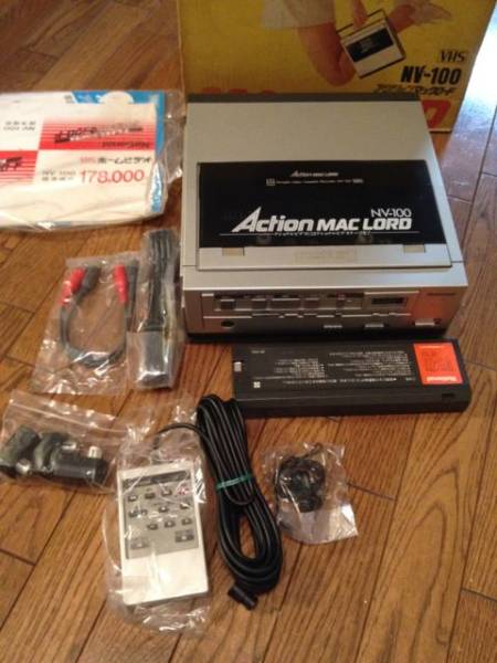 National アクションマックロード NV-100 美品（中古品）(VHSビデオ