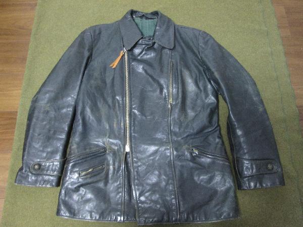 40s50s? ビンテージ モーターサイクル レザージャケット 36～38?