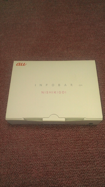 INFOBAR C01 NISHIKIGOI　新品　未開封_2