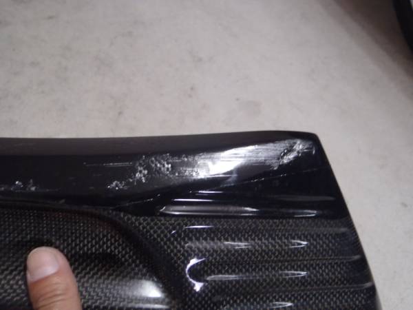 ズーマー　カーボンサイドカバー　傷あり_3