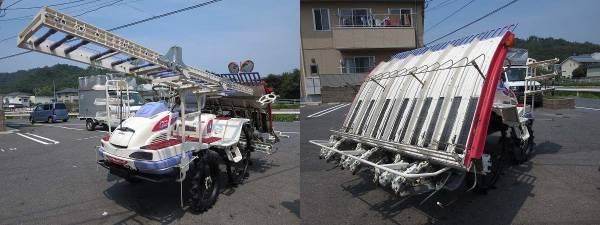 お得◇三菱 6条 乗用田植機 LV6 苗スライダー ペース 自動水平◇(車体
