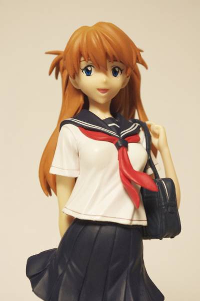 【式波・アスカ・ラングレー】新世紀エヴァンゲリオン セーラー服Verフィギュア エヴァ 式波・アスカ プレミアムフィギュア改造 セーラー服Ver(惣流