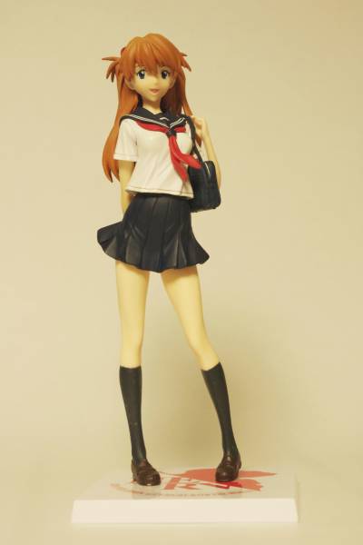 エヴァ 式波・アスカ プレミアムフィギュア改造 セーラー服Ver(惣流