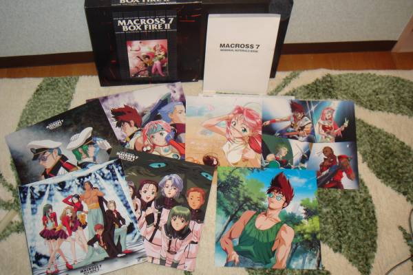 MACROSS 7 BOX FIRE I レーザーディスク7枚組 マクロス7 LD BOX FIRE 1＆2セット ／ LD BOX 2種セット