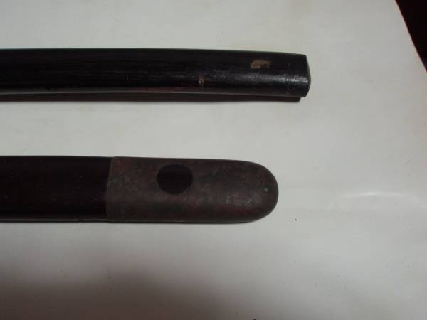古い脇差の鞘２本ジャンクです、_2