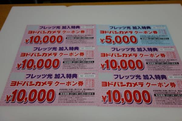 【全店利用可】ヨドバシカメラ55,000円分クーポン券【送料0】_1