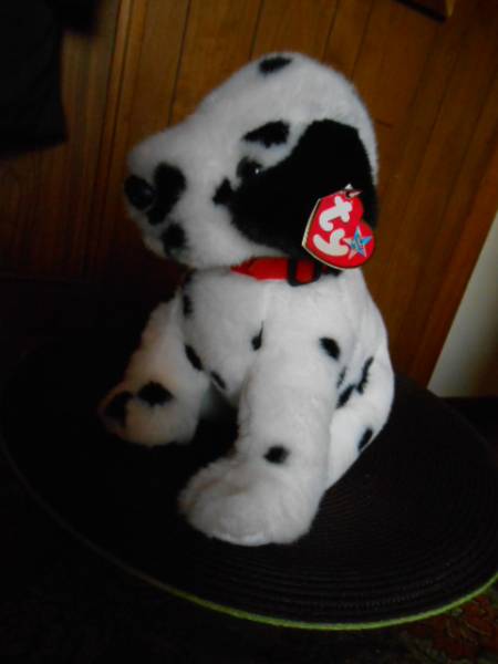 ■USA国旗刺繍入り　ｔｙ 犬のぬいぐるみ　BEANIE BUDDY_3