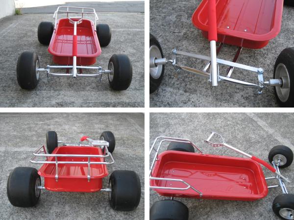 ラジオフライヤー　カート仕様カスタム素材 ラジオフライヤー（RADIOFLYER） 1年保証 キャリー カート 台車