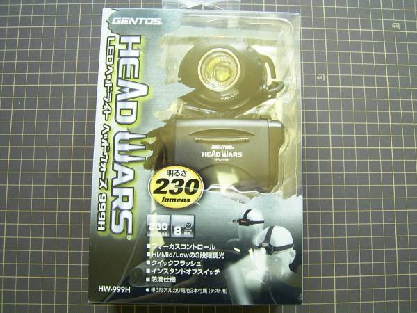 新品 GENTOS LEDヘッドライト ヘッドウォーズ HW-999H_2