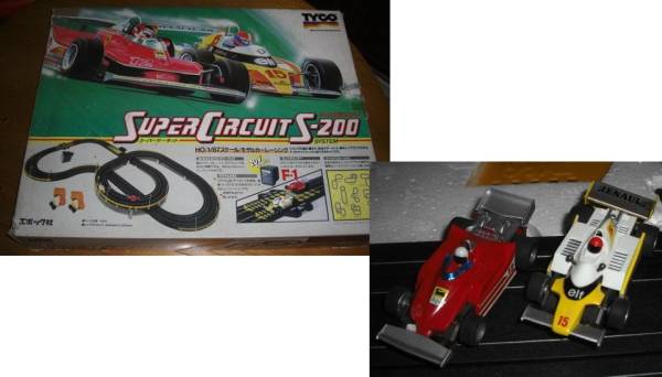 ☆希少！エポック社スーパーサーキットS-200 レーシングTYCO(コース