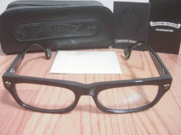 ★☆クロムハーツ　眼鏡フレーム 新品　DRILLED　黒☆★_2