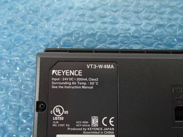 KEYENCE タッチパネル VT3-W4MA PLC シーケンサ 新品(電材、配電用品