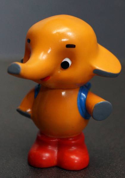 当時物 サトウ製薬 サトちゃん ソフビ貯金箱 ランドセル (キャラクター