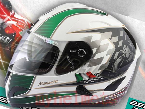 ZEUS 軽量化！内蔵式サングラス フルフェイスヘルメット II26 白