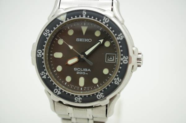 美品□セイコー ダイバーズ□SCUBA 200m□5H25-6030(セイコー)｜売買 