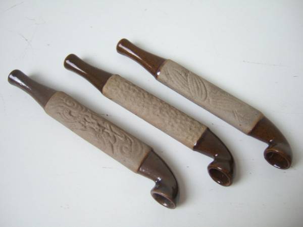 戦時 陶器 軍陶器 キセル 煙管 20本 未使用 (パイプ)｜売買された