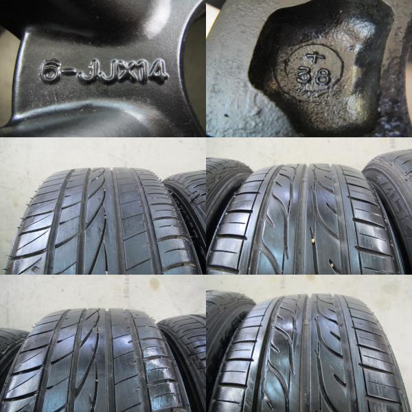 ワタナベ風 14×6j+38 114.3/4H 175/60R14 set(ラジアルタイヤ)｜売買