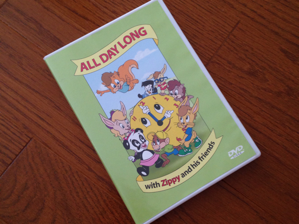 送料無料ディズニー英語zippy and his friends DVD ALL DAY LONG(英語