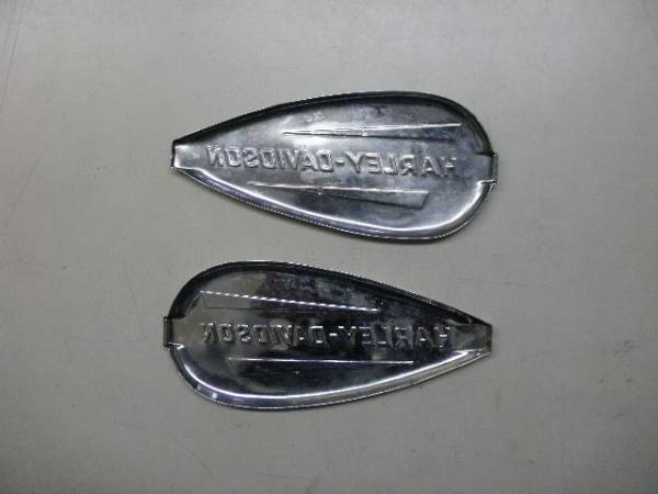 ハーレー純正 タンクエンブレム 流れロゴ 希少 2000s 40年代 ハーレー純正 タンクエンブレム 40～46/ナックルWL UL(ハーレー