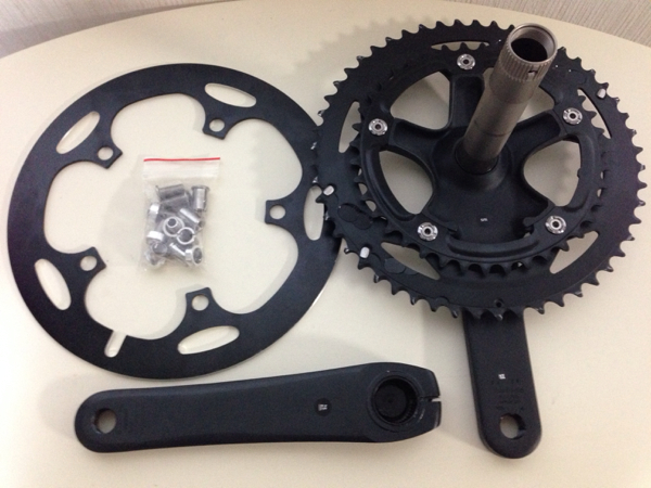 Shimano 105 FC-5700 52×39 165mm バッシュガード付(クランク)｜売買