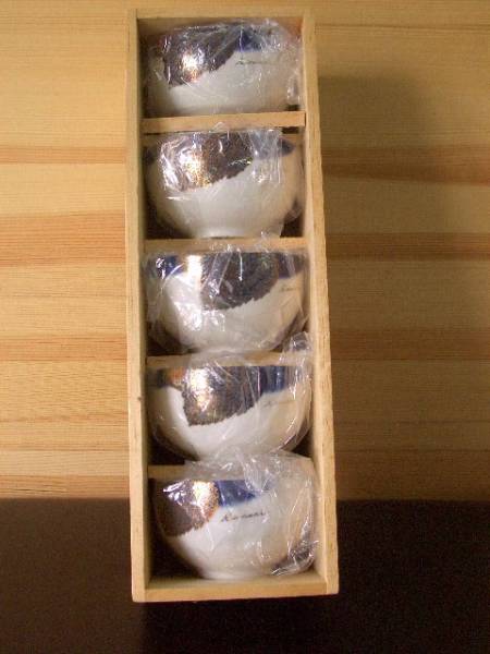 KANSAI　湯飲み五客揃い　未使用_1