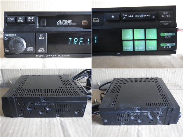 ALPINE/アルパイン 旧車 カセット 7294J ジャンク(テープデッキ)｜売買
