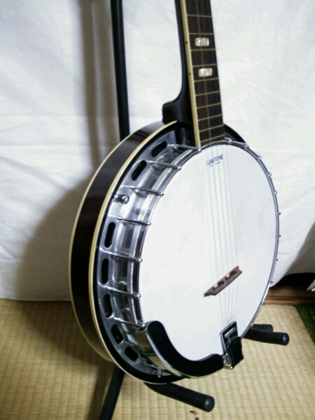 TETOMAS 3弦バンジョー　日本製 超レア☆TETOMAS☆バンジョー☆美品☆ハードケースストラップ付